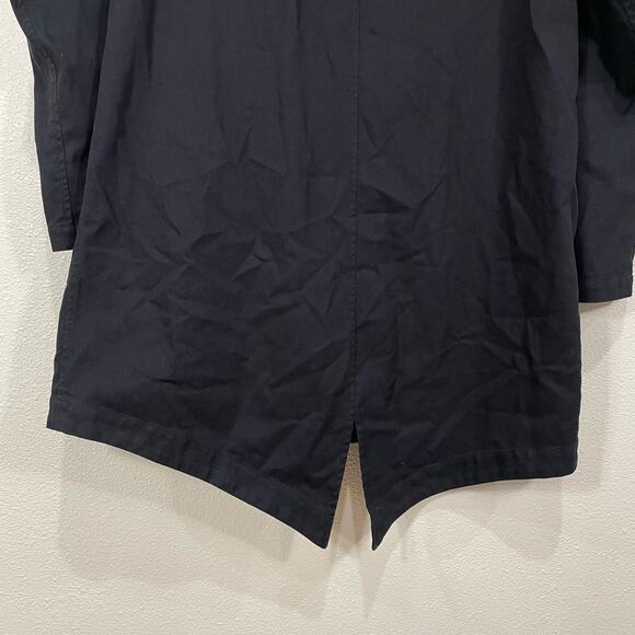 Zephyren Mens Black Hooded Long Jacket J-Fashion Visual Kei Streetwear Grunge L - Picture 5 of 9